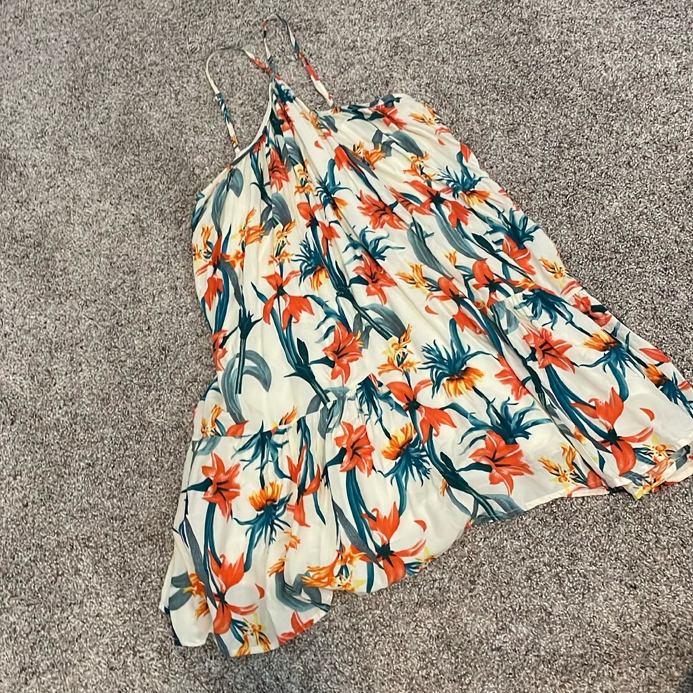 Small tropical print dress
